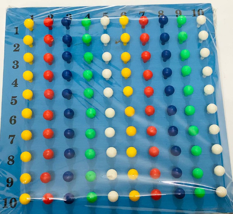 Multi Color PEGBOARD{LEARNER FOR KIDS} - Image 2