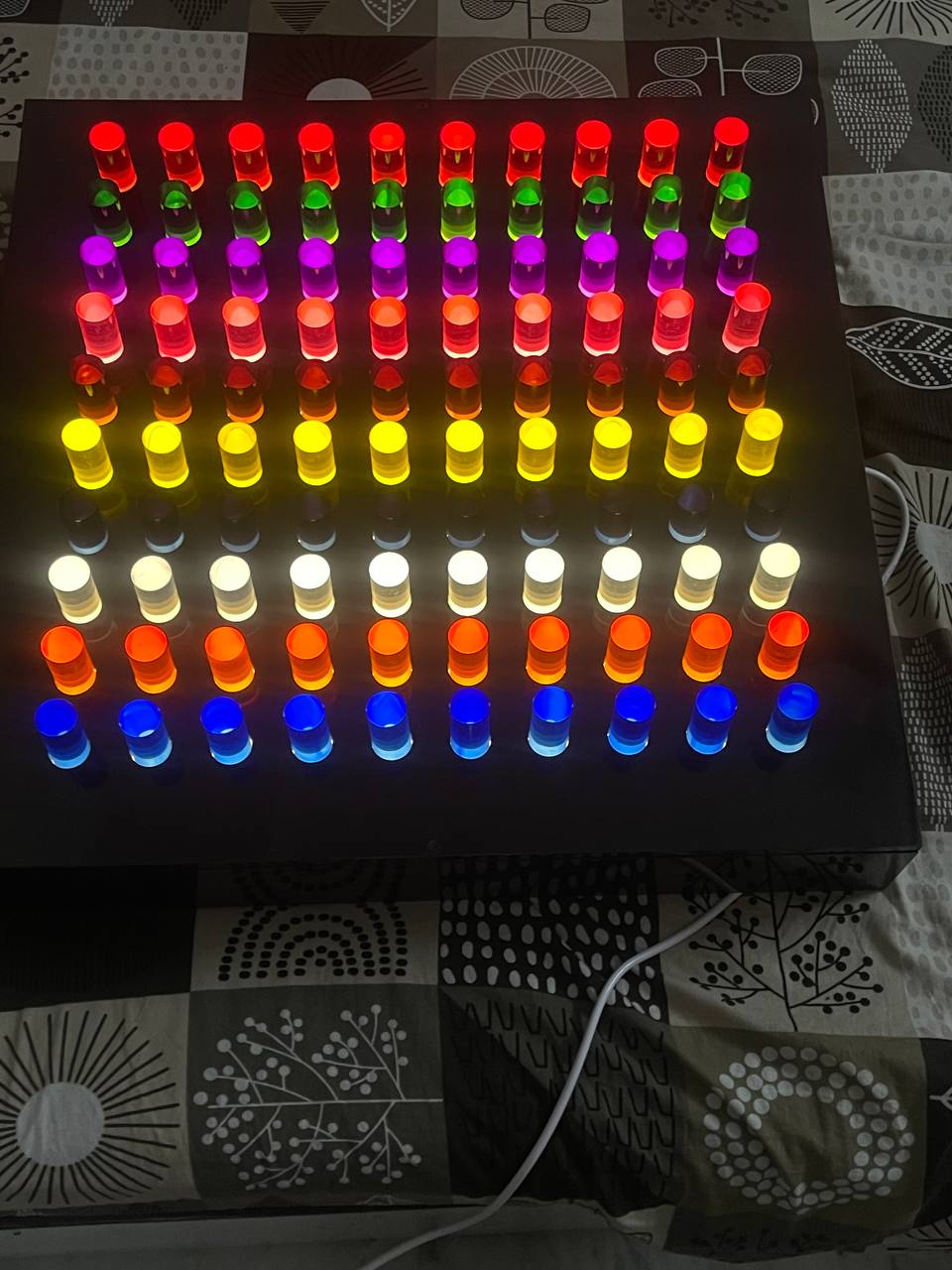 Sensory interactive peg board--LED light-up peg Activity board for children - Image 4