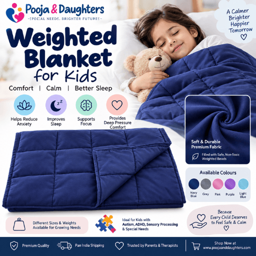Superior Deluxe Calming Sensory Blanket for Kids| Pooja & daughters - Image 5
