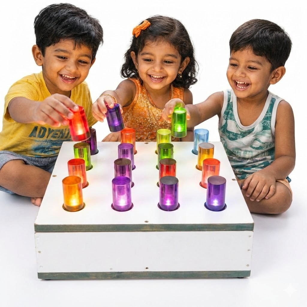 LED LIGHT PEG BOARD(SENSORY INTERGRATION)/ACTIVITY FOR KIDS &THERAPY