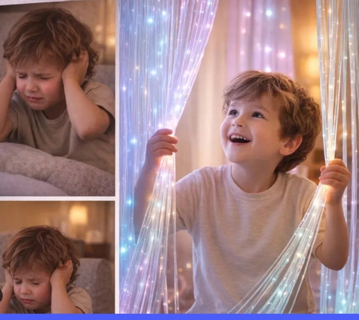 Sensory Curtains Optic Fibre – Calm Touch kids Therapy Curtains For Fun - Image 5