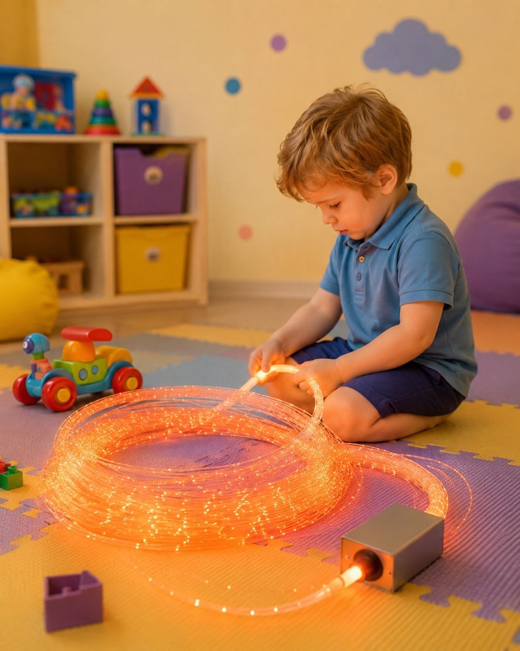 Fiber Optic Sensory Light for Kids & Autism Therapy - Image 3