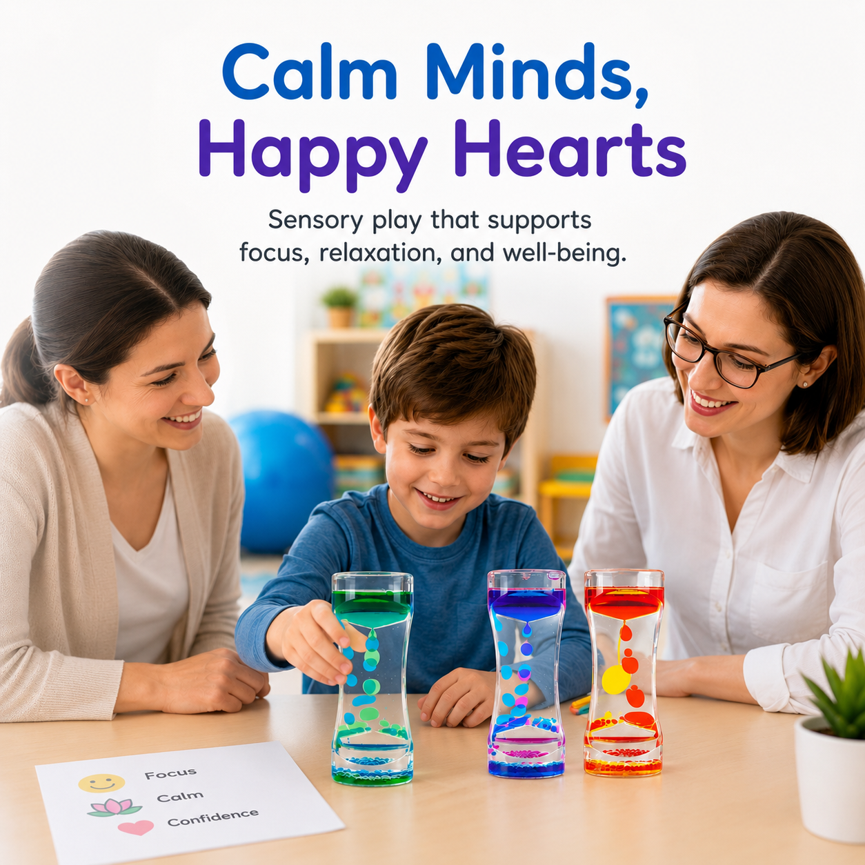 Liquid Motion Sensory Timer for kids | Set of 2 - Image 2