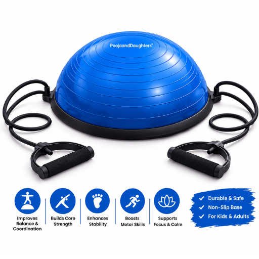 BOSU Ball Balance Trainer with Resistance Bands - Image 3