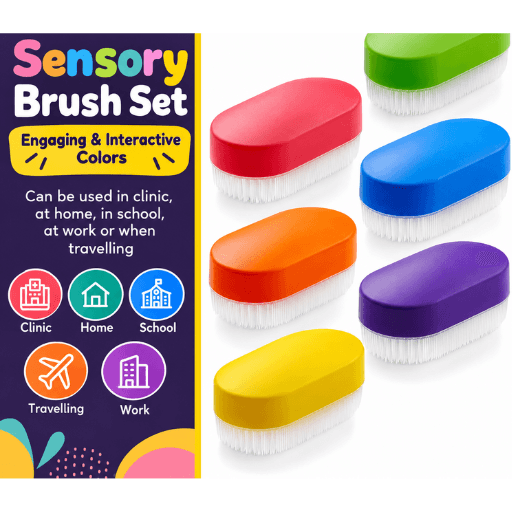 USA-Made Sensory Brush: Therapressure Occupational Therapy Brushes with Soft Flexible Bristles - Image 3
